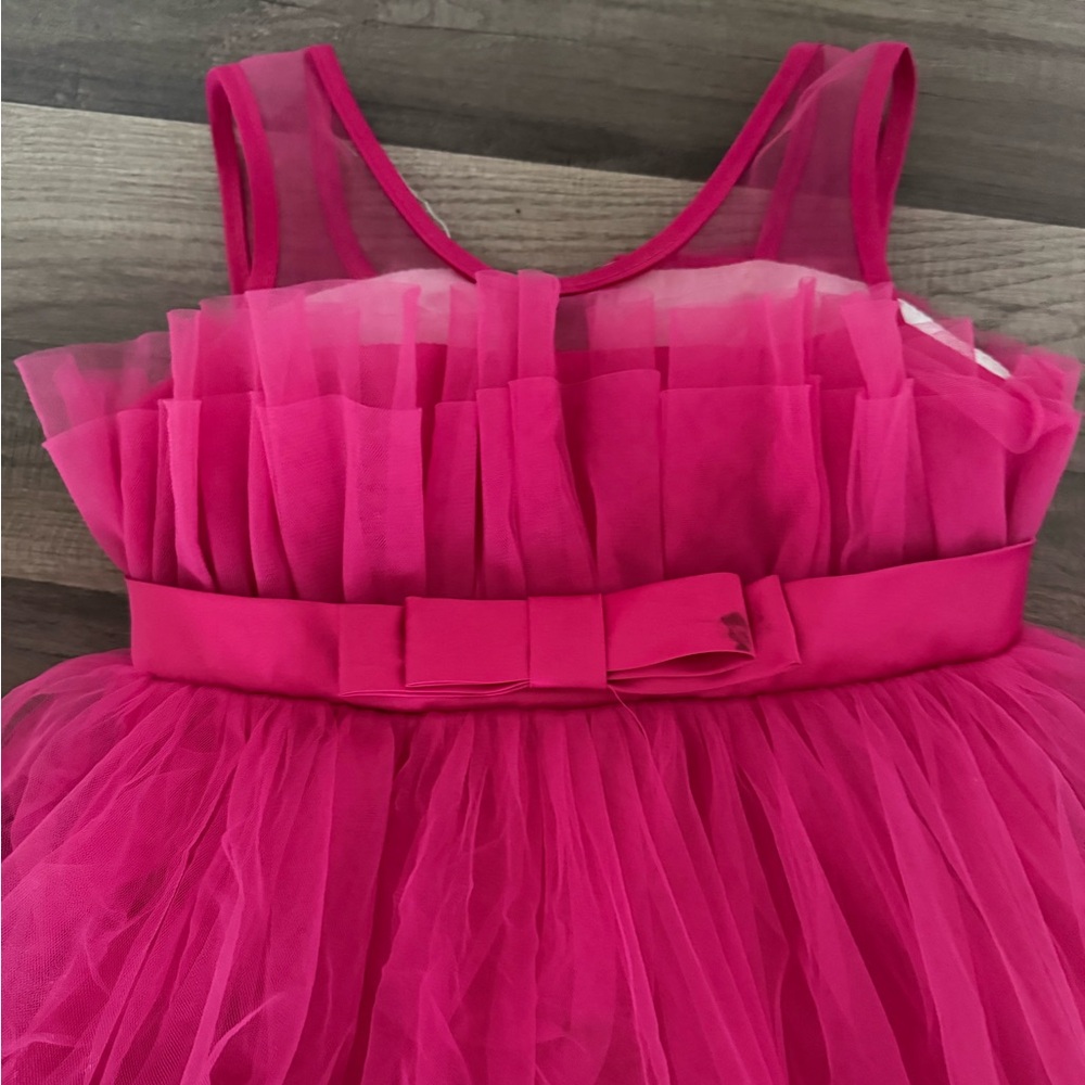 SHEIN Pink Tulle Kids Dress - Picture 2 of 8